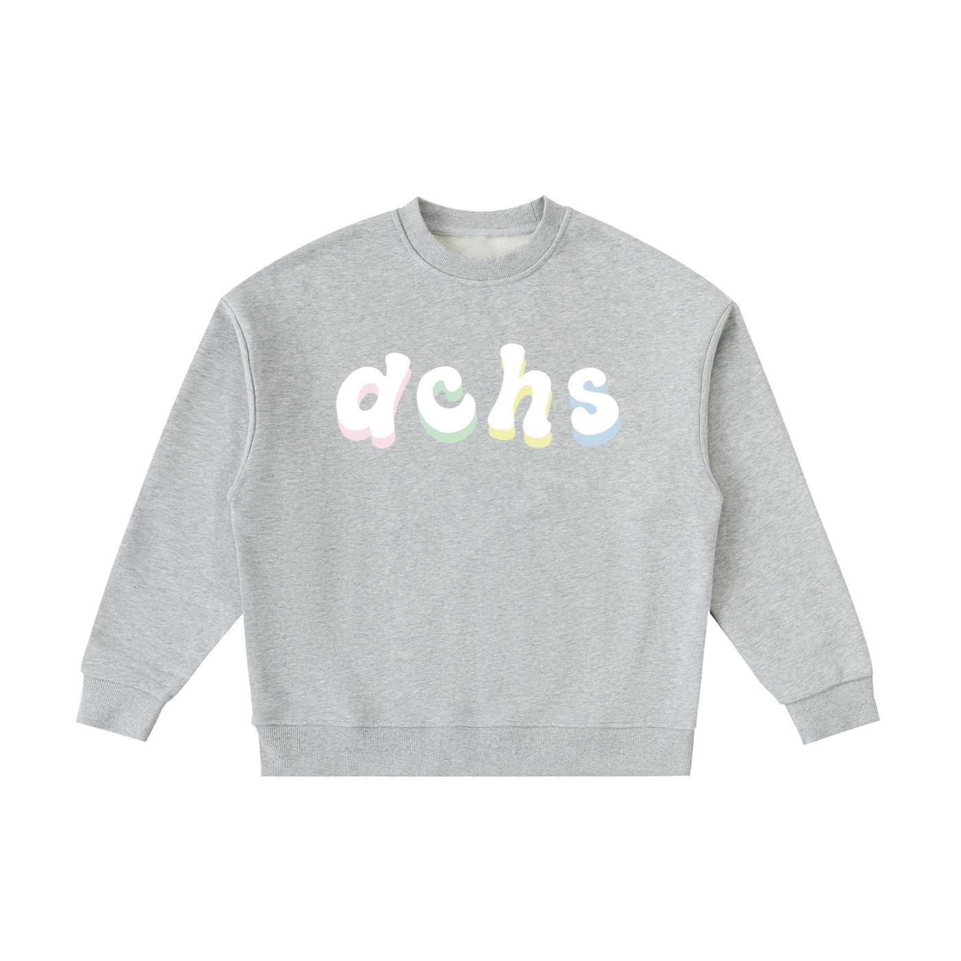 Kids' Lettered Pastel Crewneck Sweatshirt