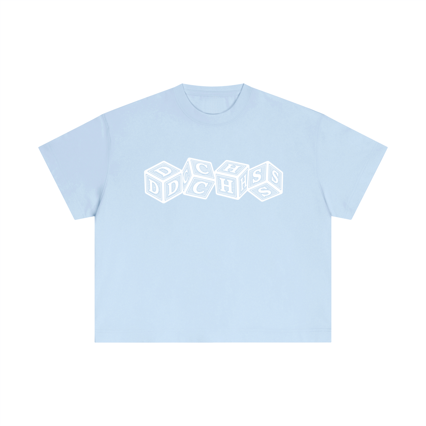 Womens' Boxy Alphabet Blocks T-Shirt