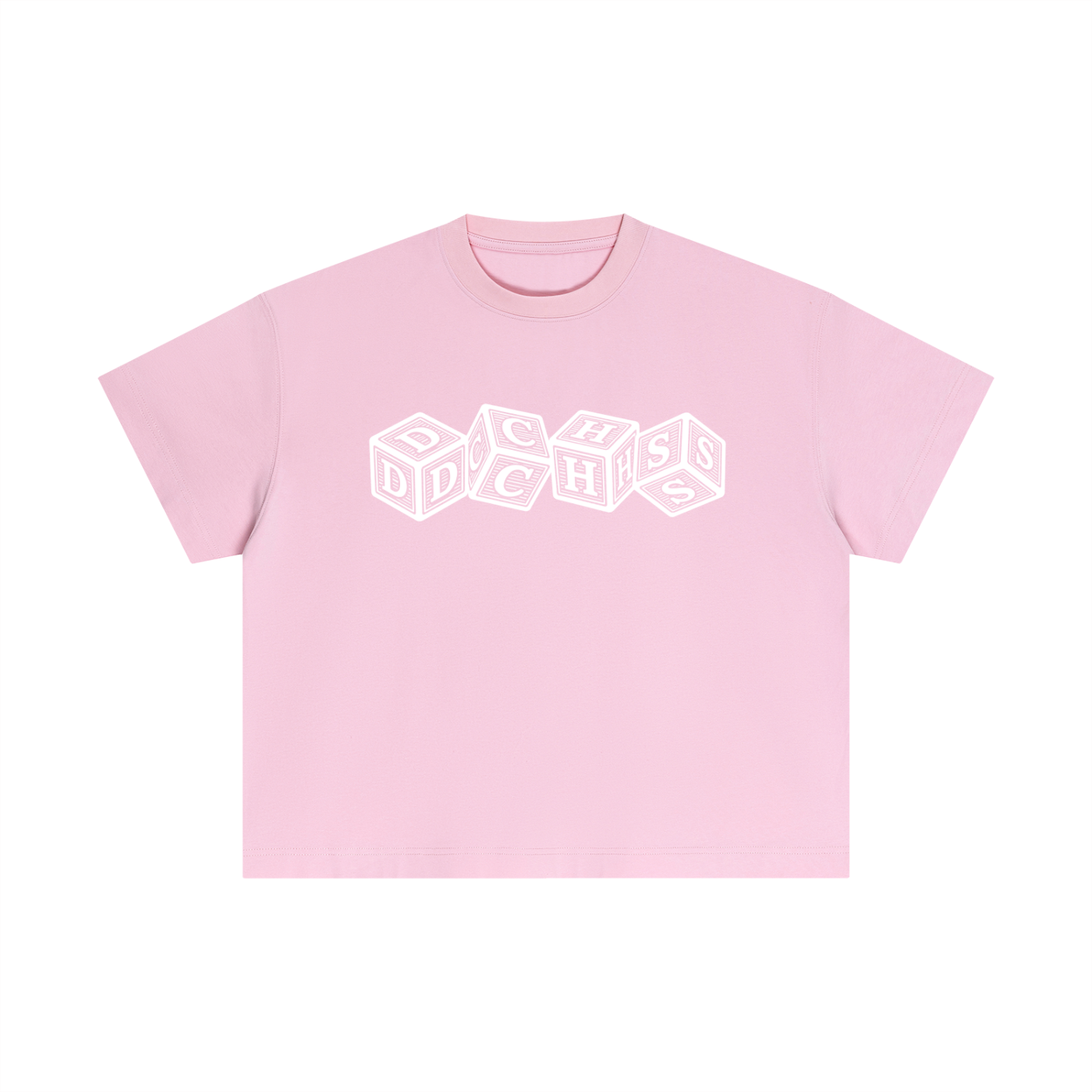 Womens' Boxy Alphabet Blocks T-Shirt