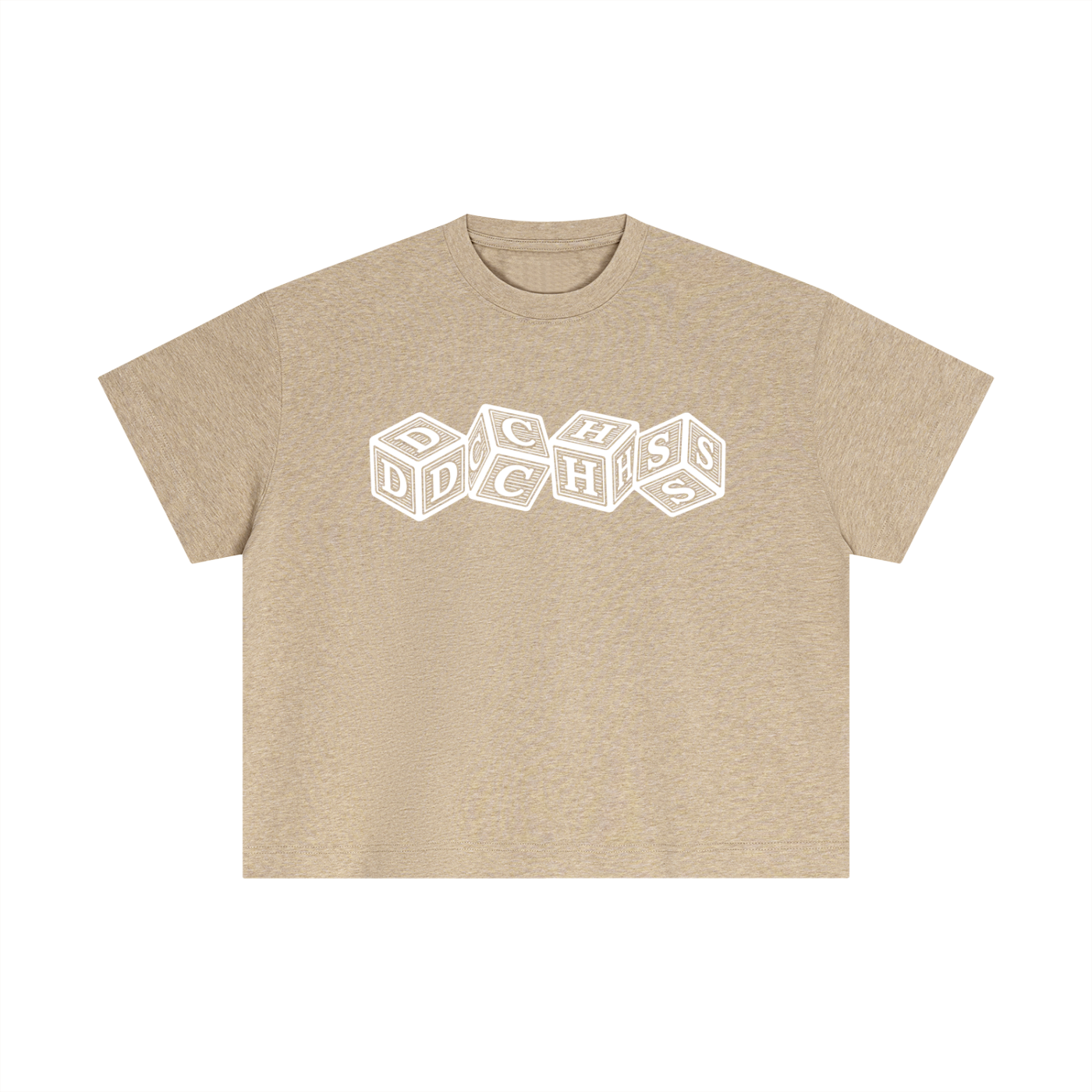 Womens' Boxy Alphabet Blocks T-Shirt