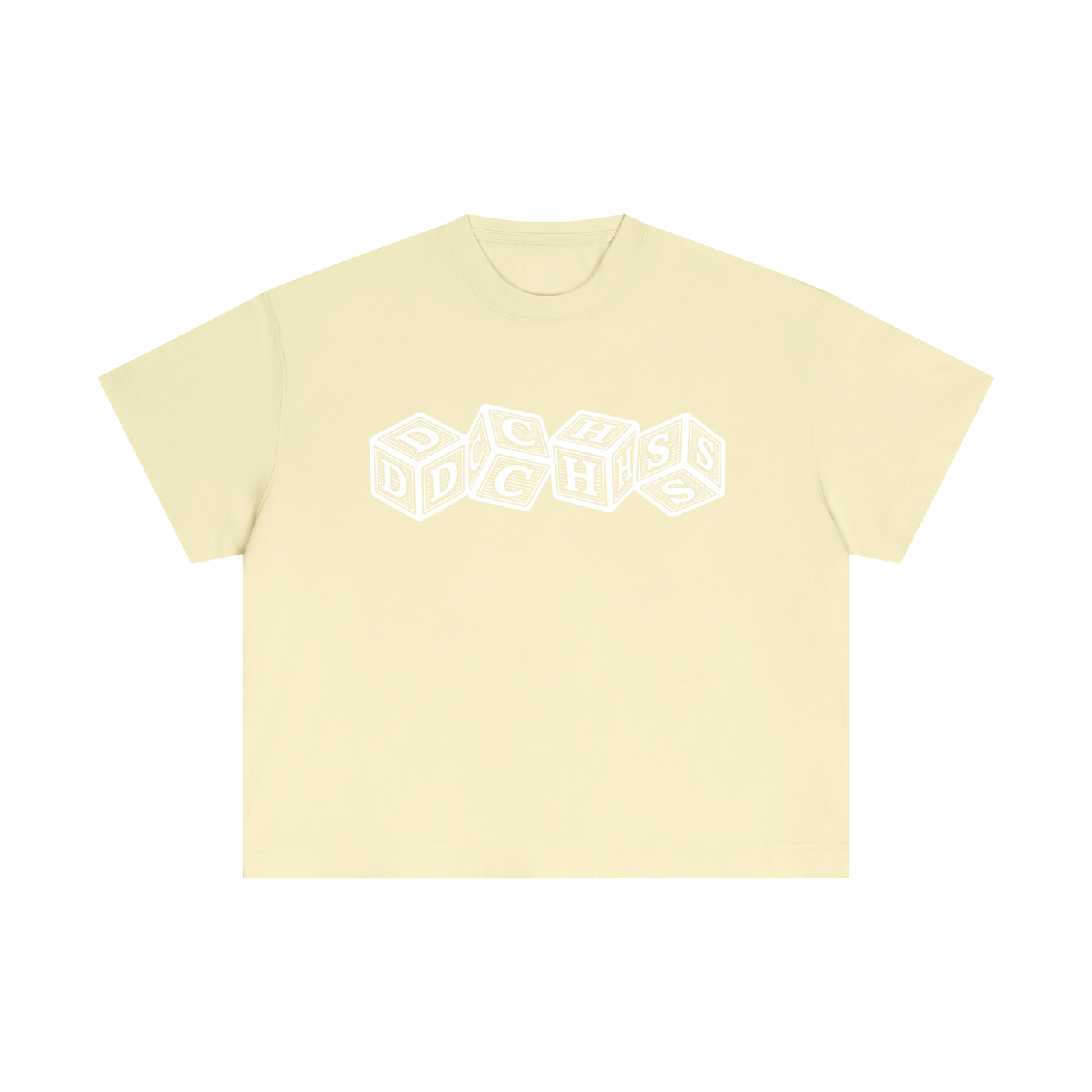 Womens' Boxy Alphabet Blocks T-Shirt